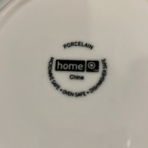 White Porcelain China by HOME - 4 Salad Plates - 8 in. - Picture 4 of 8